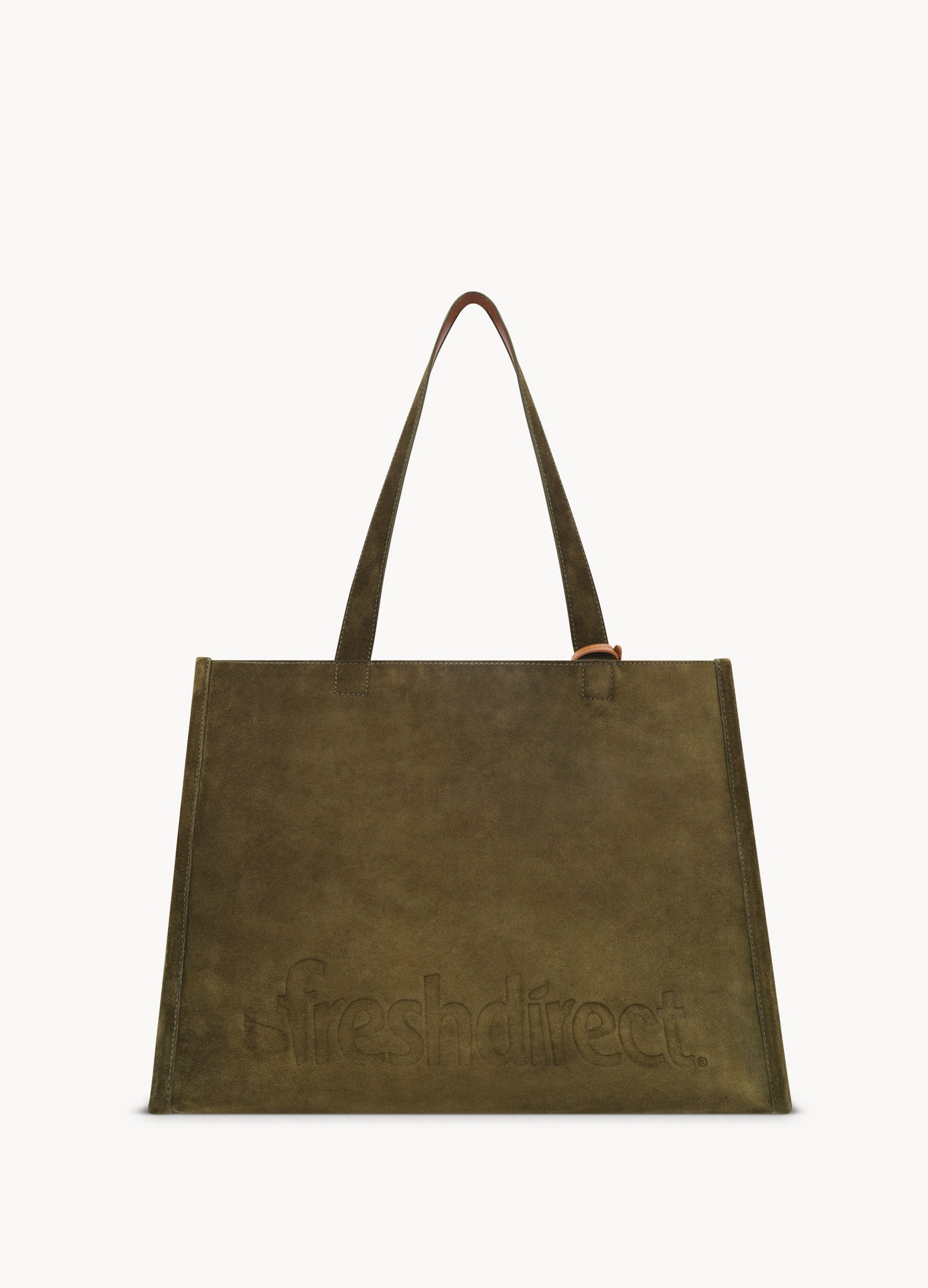 MONSE X FreshDirect Tote Bag back view with FreshDirect logo