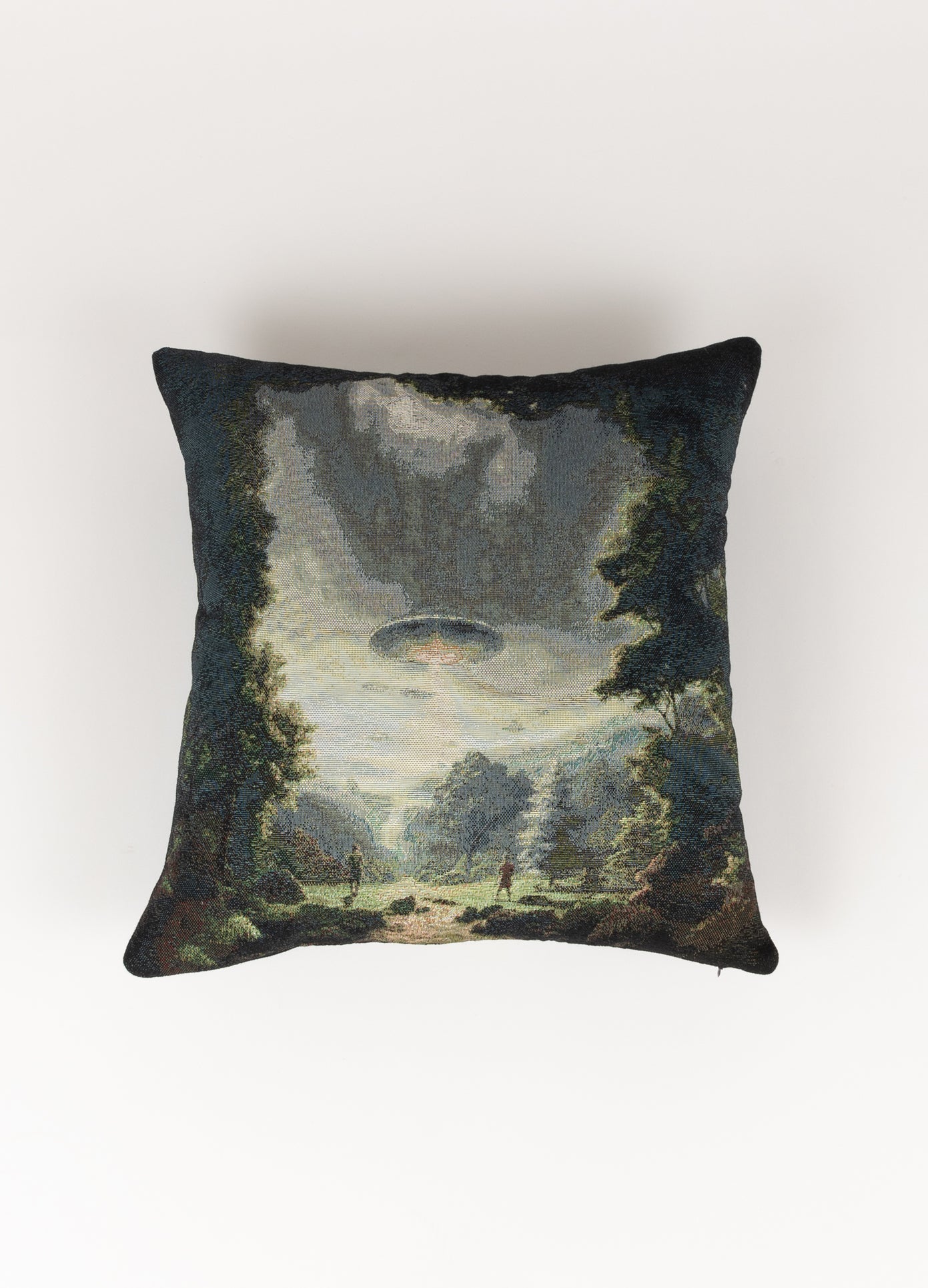 MONSE x J. Logan Home Pillow in alien print multi front view