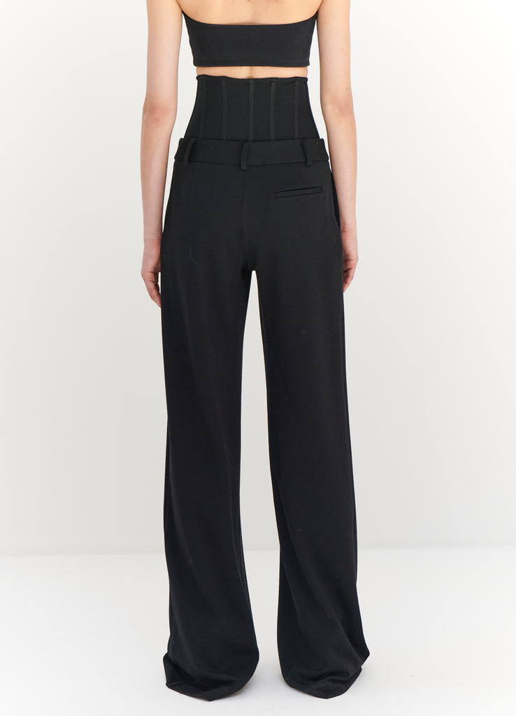 A New Day Women's High-Rise Belted Crop Pants (Black, 14) at  Women's  Clothing store
