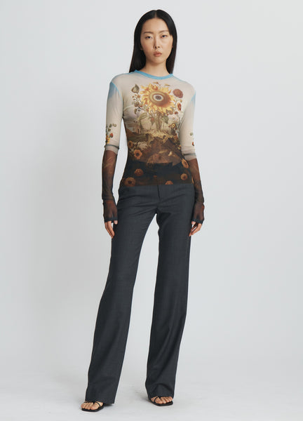 トップス MAISON SPECIAL Rubber Print Mesh Top MAISON SPECIAL（メゾンスペシャル）の「Rubber Print Mesh Top