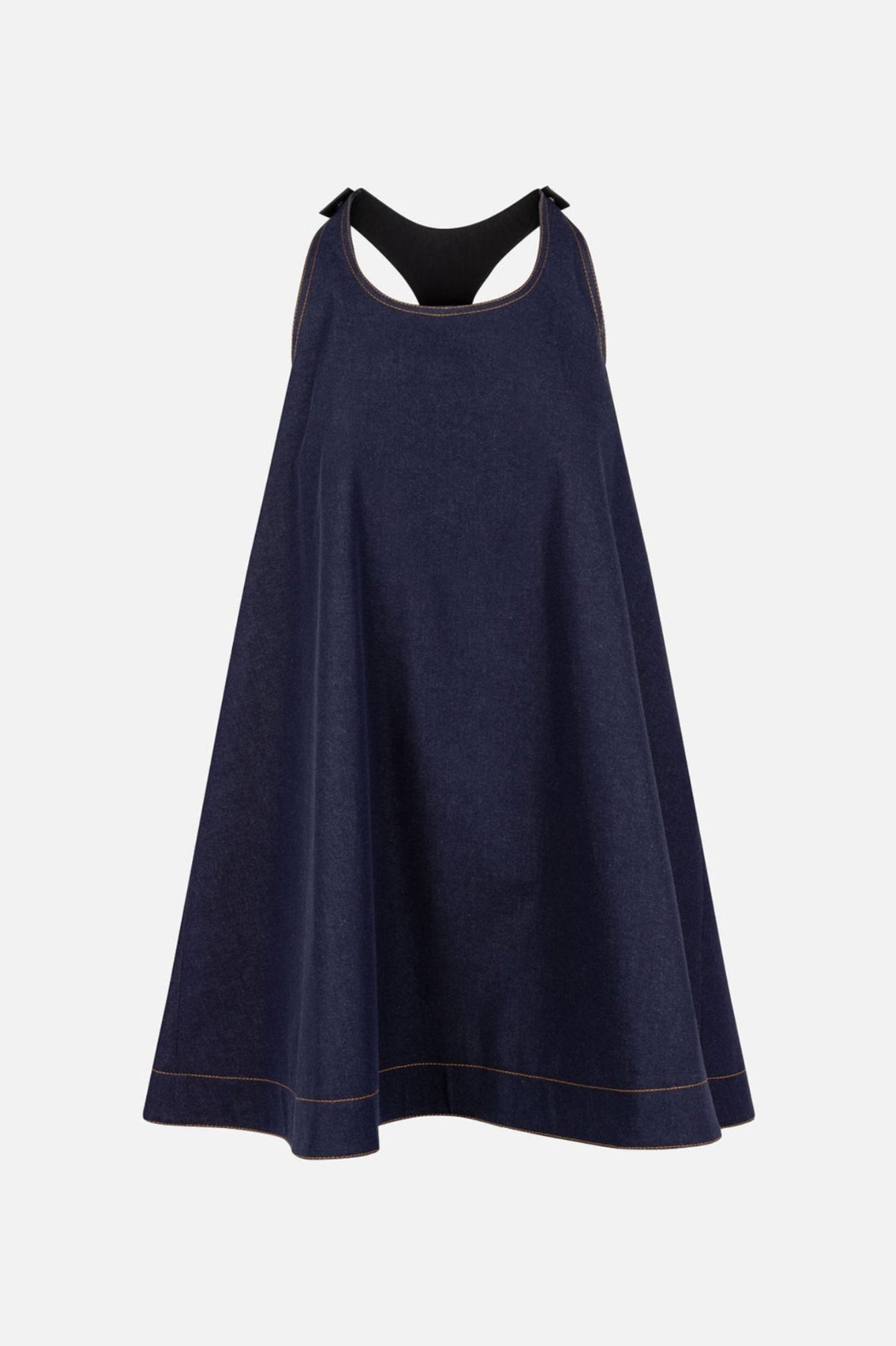 Racerback Denim Mini Dress