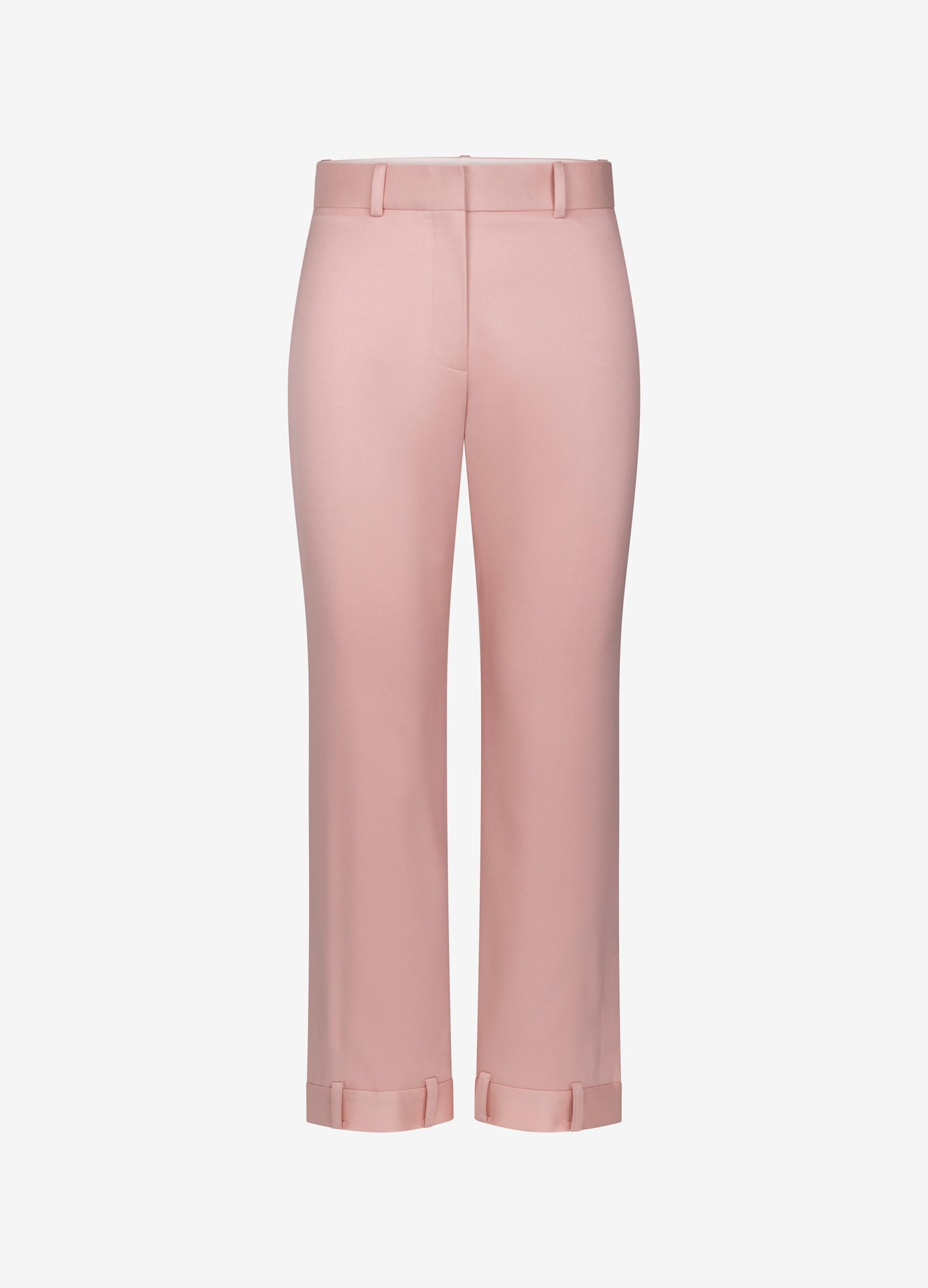 MONSE Simple Tailored Trouser in pink flat front