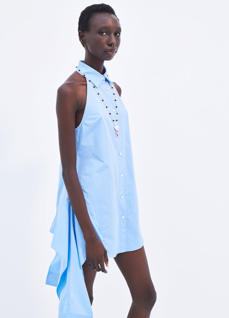 Sleeveless dress with shirt cheap