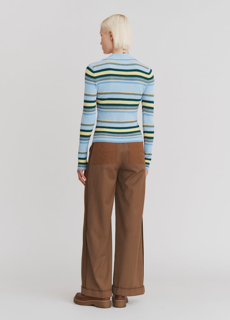 トップス V-NECK JACKET - DOBBY STRIPE トップス V-NECK JACKET - DOBBY STRIPE V-NECK JACKET - DOBBY