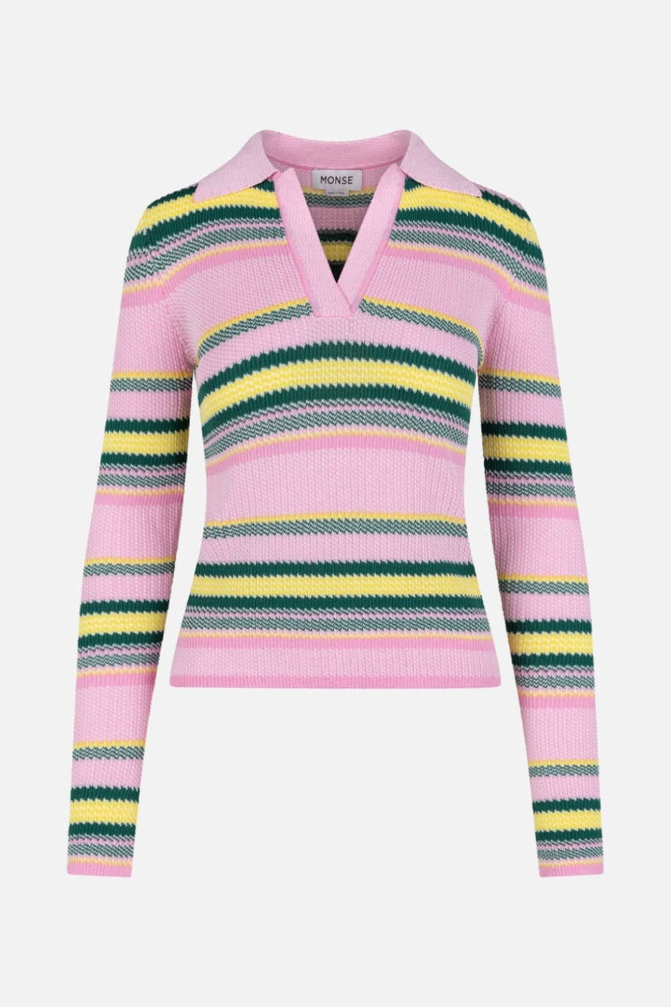 Striped Jacquard Top