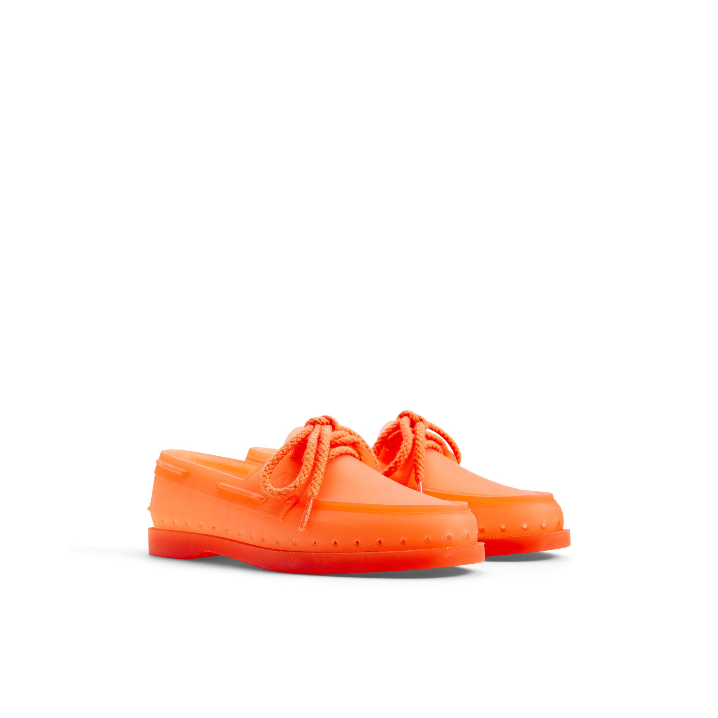 Sperry X MONSE Authentic Original™ 2-Eye Jelly Boat Shoe Mandarin Orange