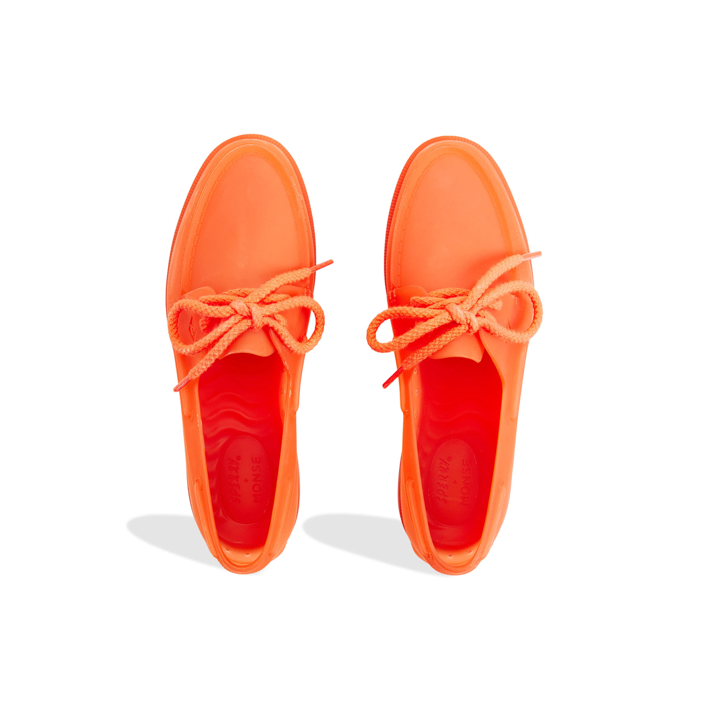 Sperry X MONSE Authentic Original™ 2-Eye Jelly Boat Shoe Mandarin Orange