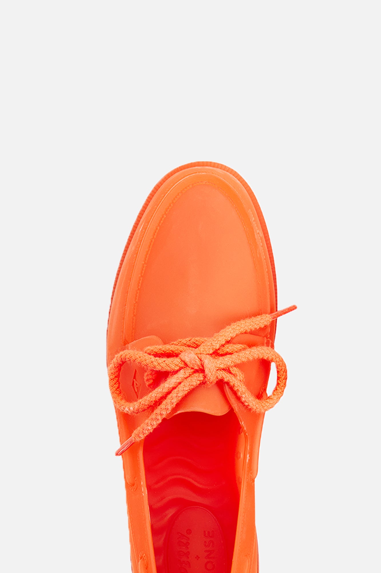 Sperry X MONSE Authentic Original™ 2-Eye Jelly Boat Shoe Mandarin Orange