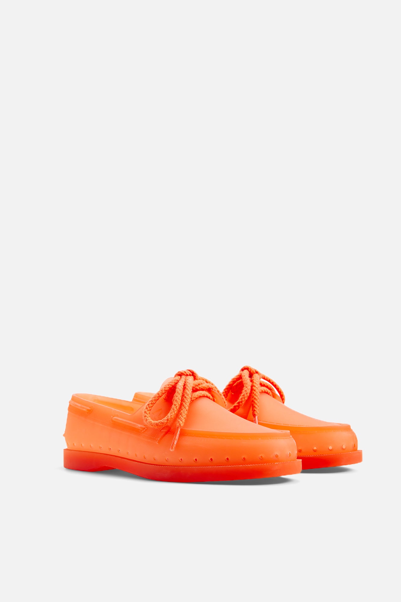 Sperry X MONSE Authentic Original™ 2-Eye Jelly Boat Shoe Mandarin Oran