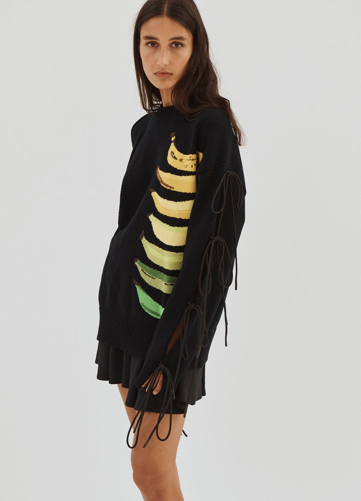 Black banana sweater sale