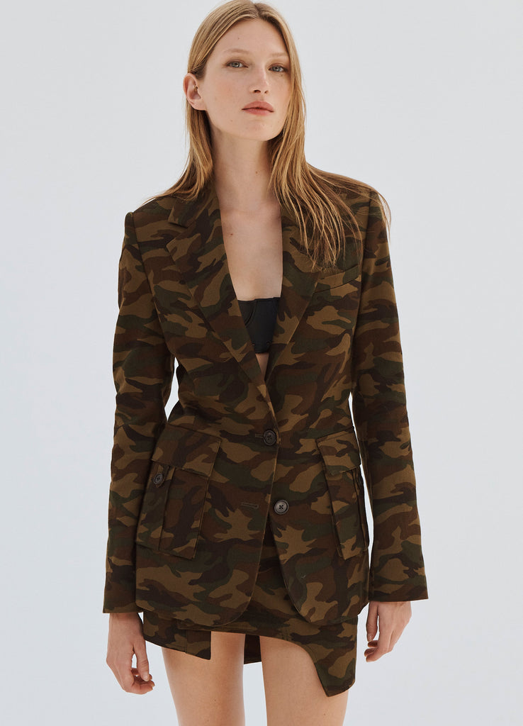 Zara Premium Collection camouflage jacket – Manifesto Woman