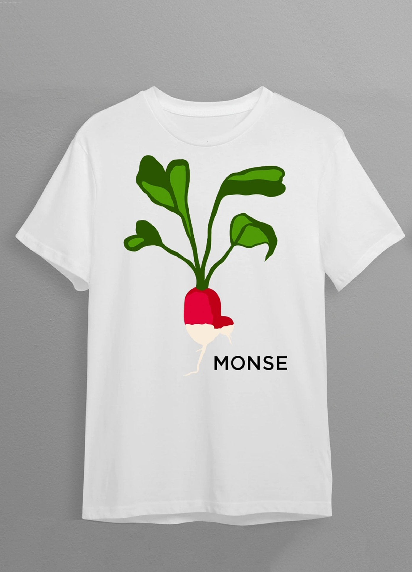 MONSE Ugly Radish X AMEX T-Shirt in White Flat Front