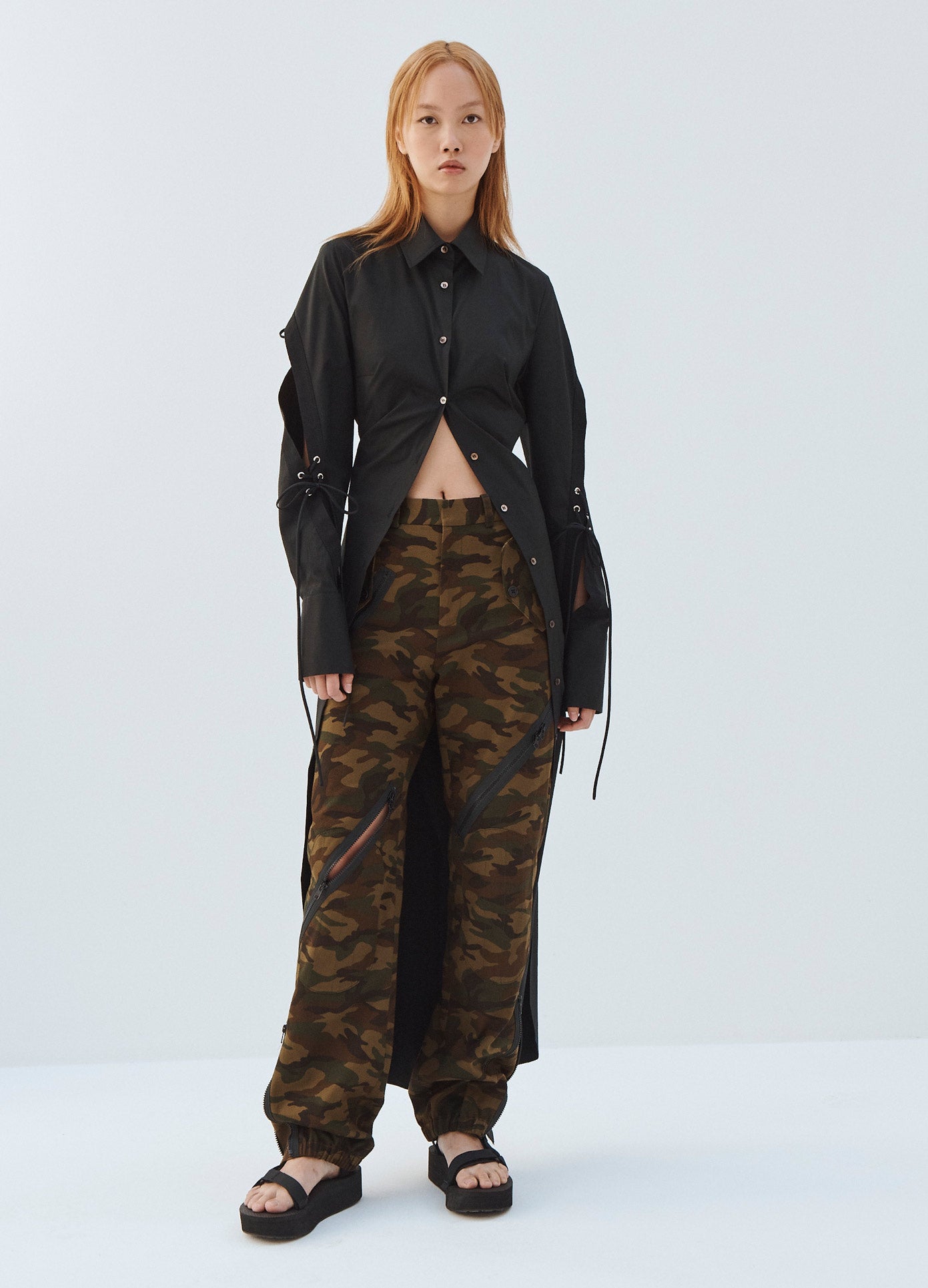 Womens Cargo Trousers  New Collection  BERSHKA
